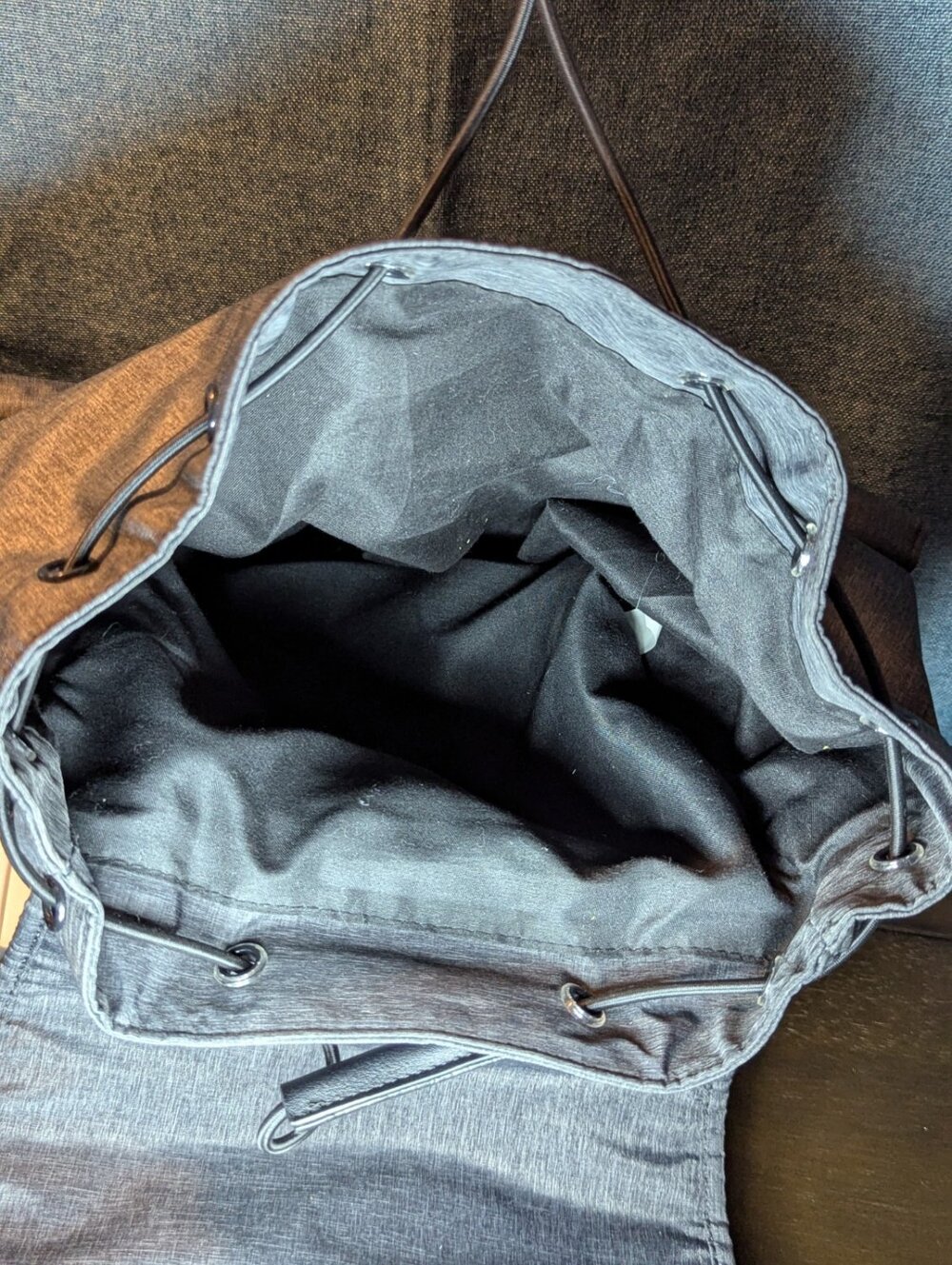 CALIA by Carrie Underwood Backpack Rucksack | Heather Grey Gym Bag | Drawstring - Picture 13 of 16